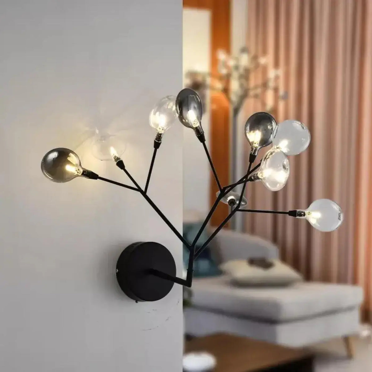 Applique Murale DECO : Design Moderne Noir