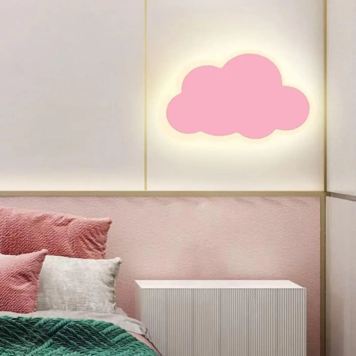 Applique Murale Bébé Nuage LED Douce
