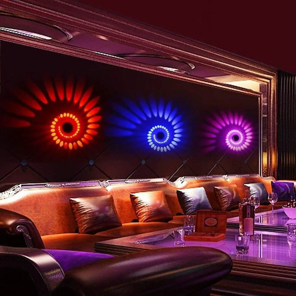 Applique Murale Spirale LED RGB : Ambiance Lumineuse Personnalisable