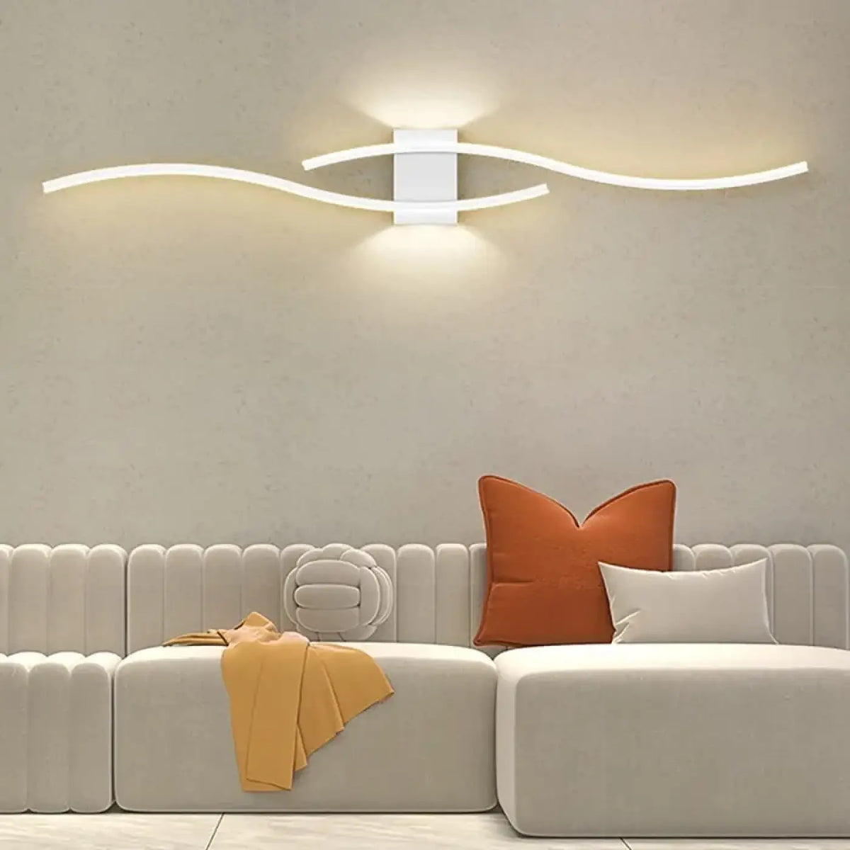 Applique Murale PAPILLE LED Design Vague Moderne