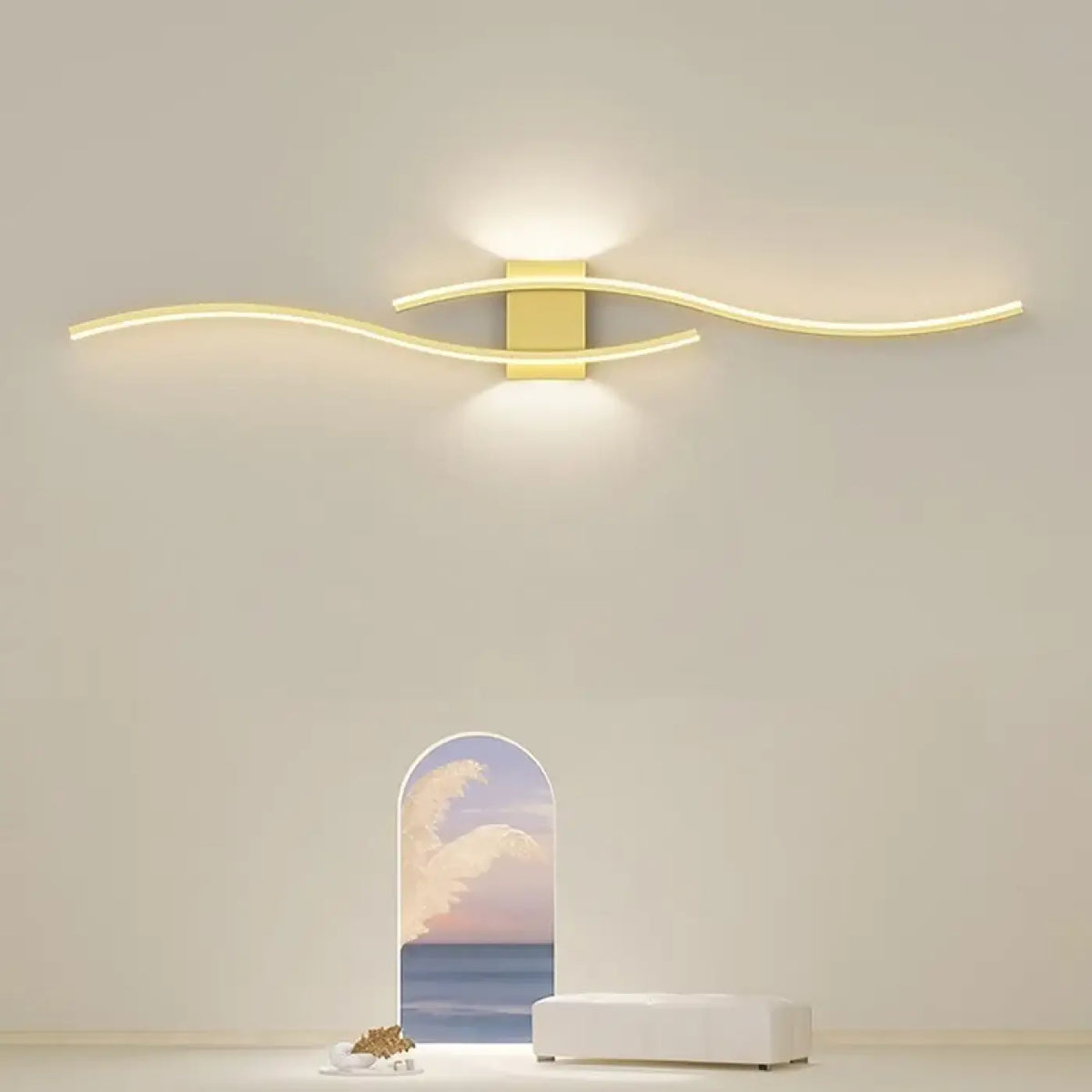 Applique Murale PAPILLE LED Design Vague Moderne