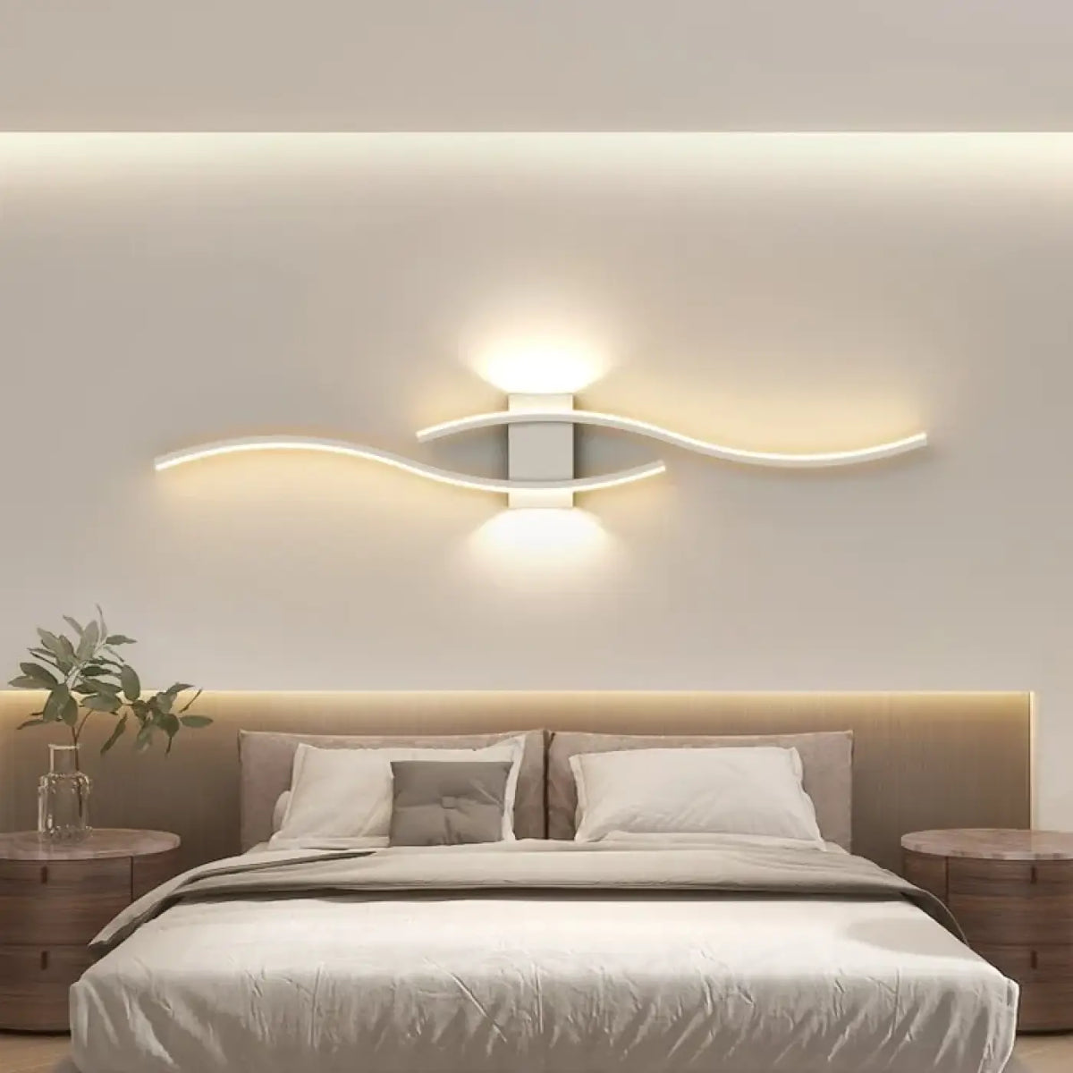 Applique Murale PAPILLE LED Design Vague Moderne