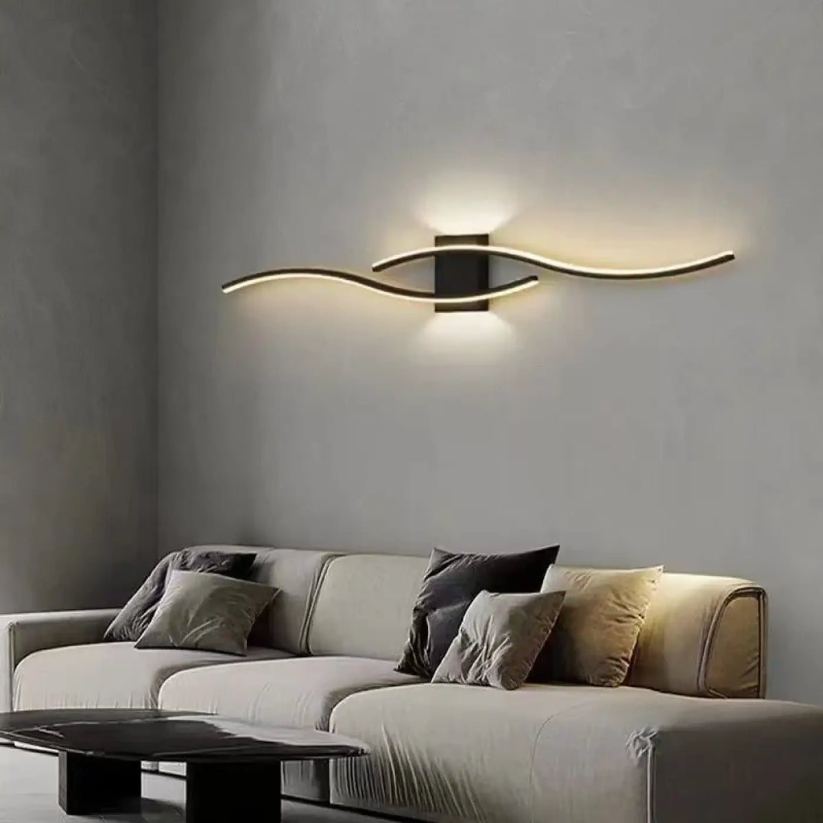 Applique Murale PAPILLE LED Design Vague Moderne