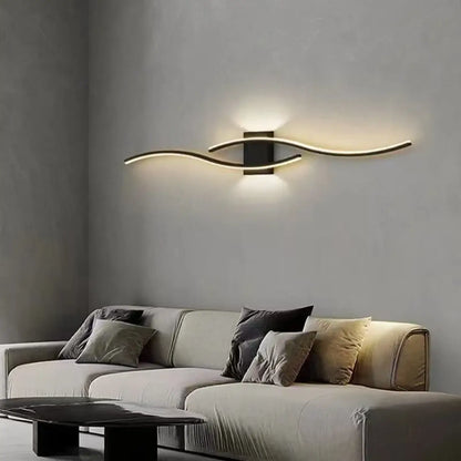 Applique Murale PAPILLE LED Design Vague Moderne