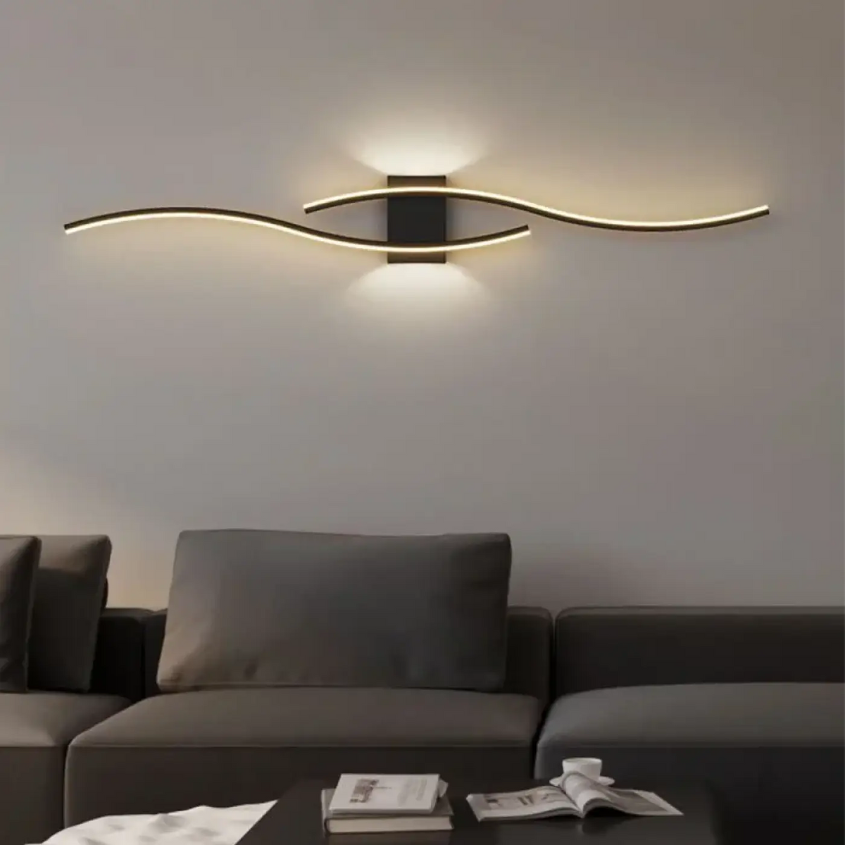 Applique Murale PAPILLE LED Design Vague Moderne