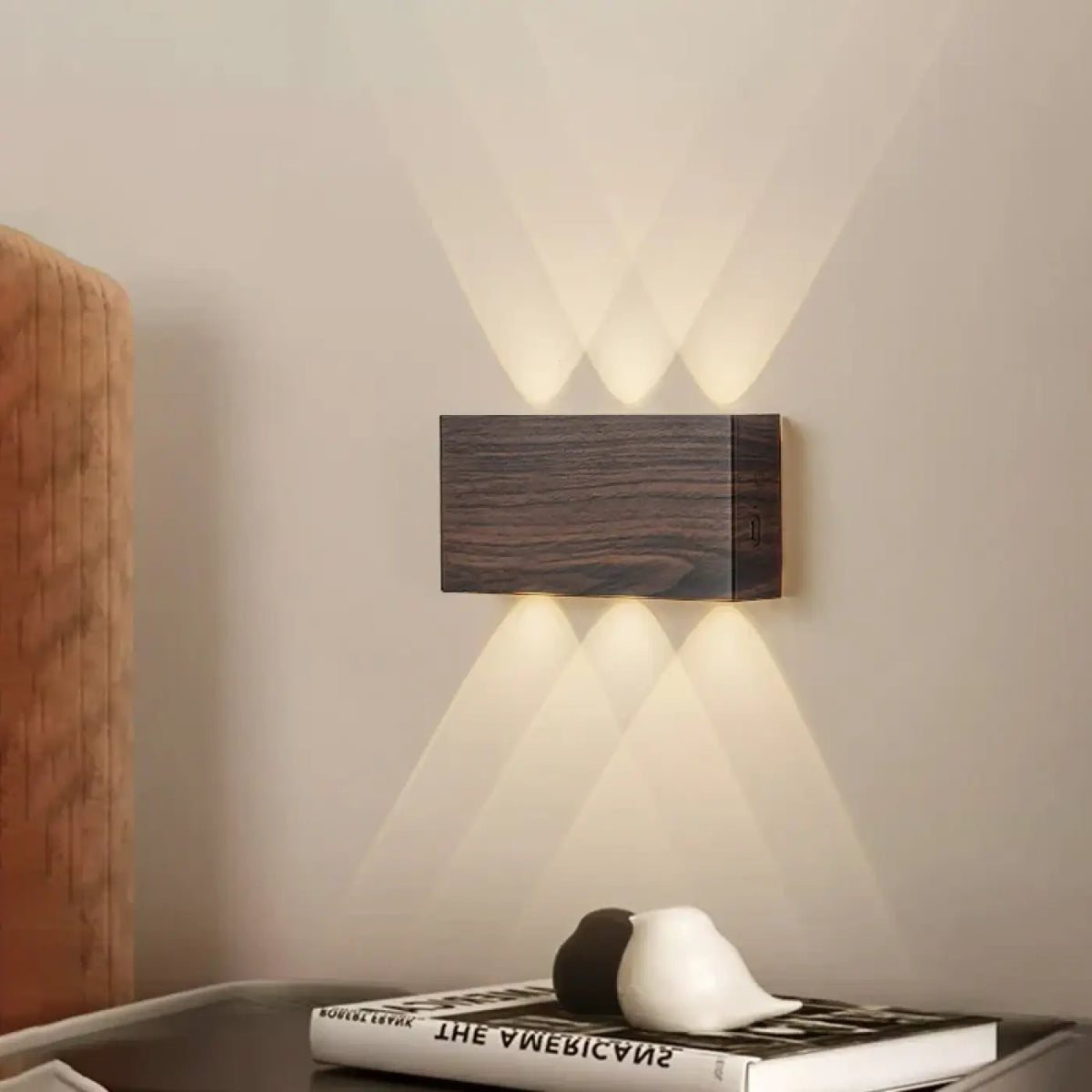 Applique Murale MULED Bois LED Design Moderne