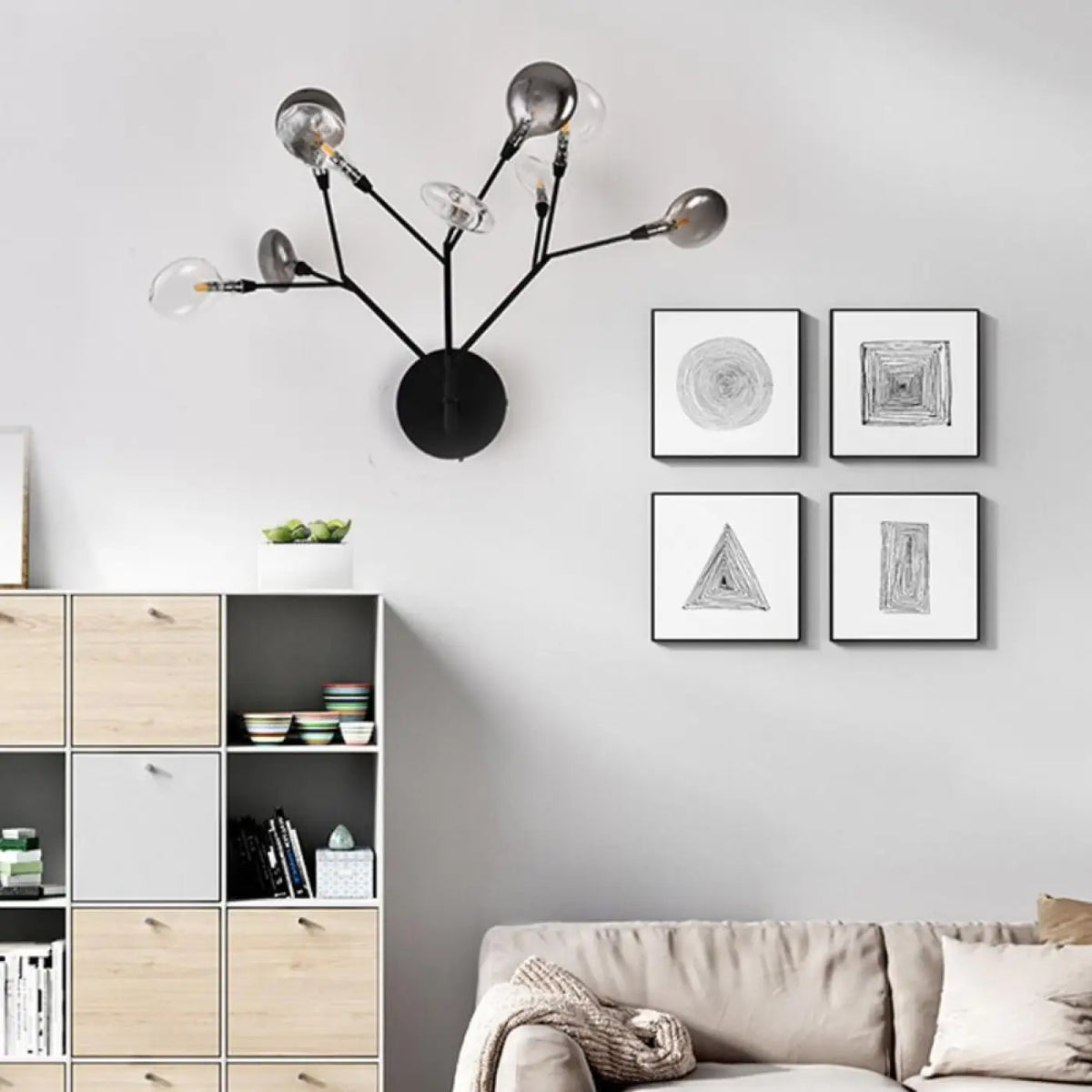 Applique Murale DECO : Design Moderne Noir