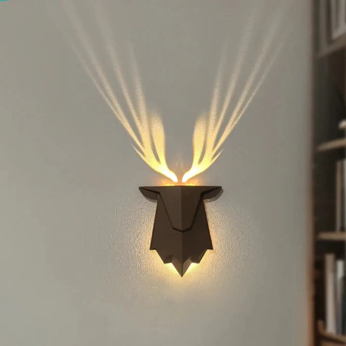 Applique Murale Tête de Cerf LED Design Naturel
