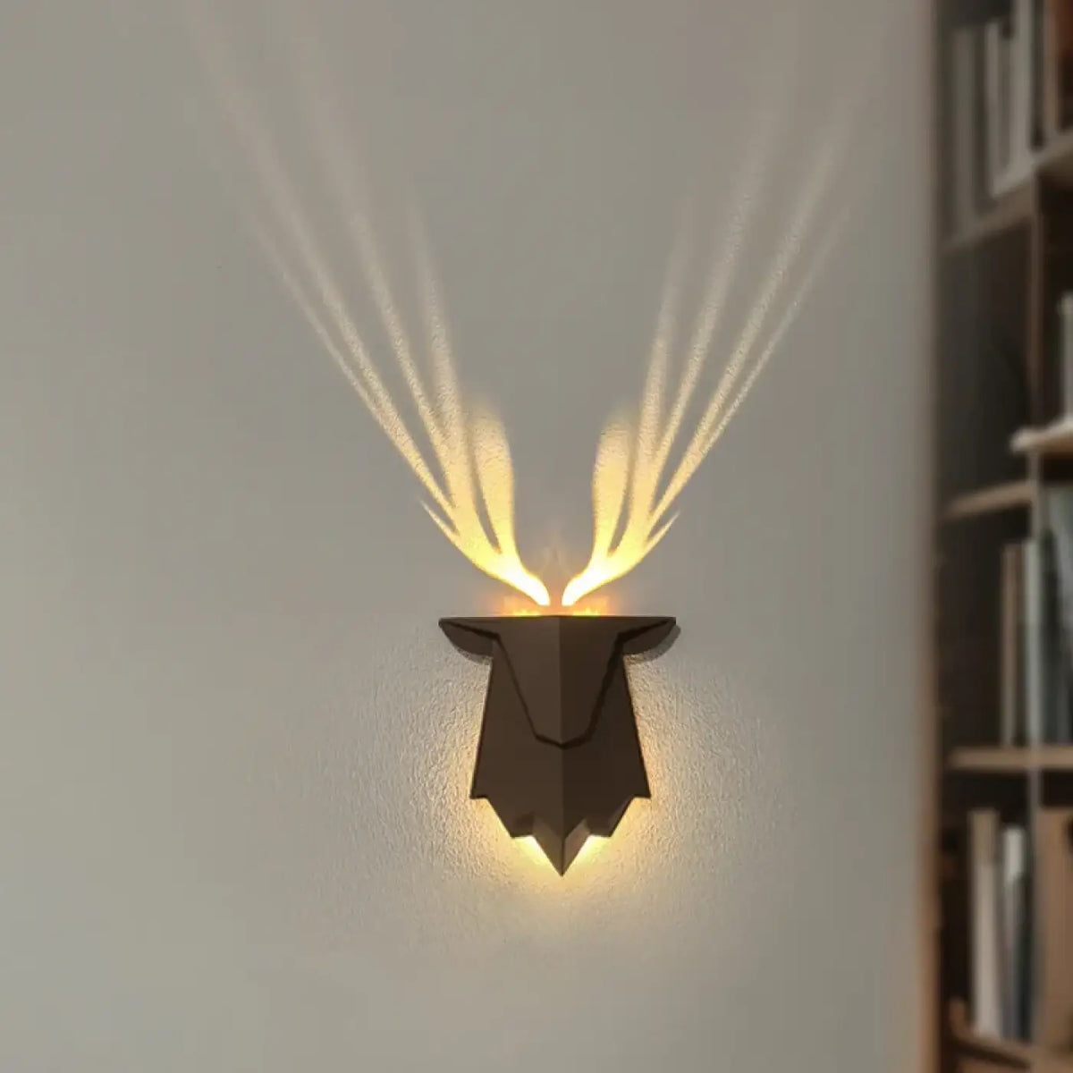 Applique Murale Tête de Cerf LED Design Naturel