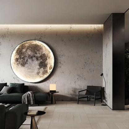 Applique Murale LUN Demi-Lune Moderne