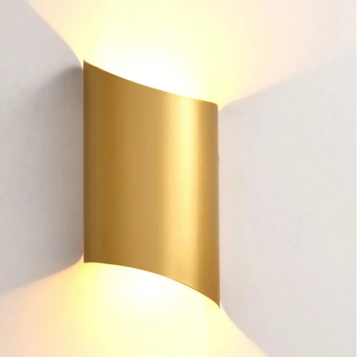 Applique Murale LONSARA Dorée Design Japonais LED