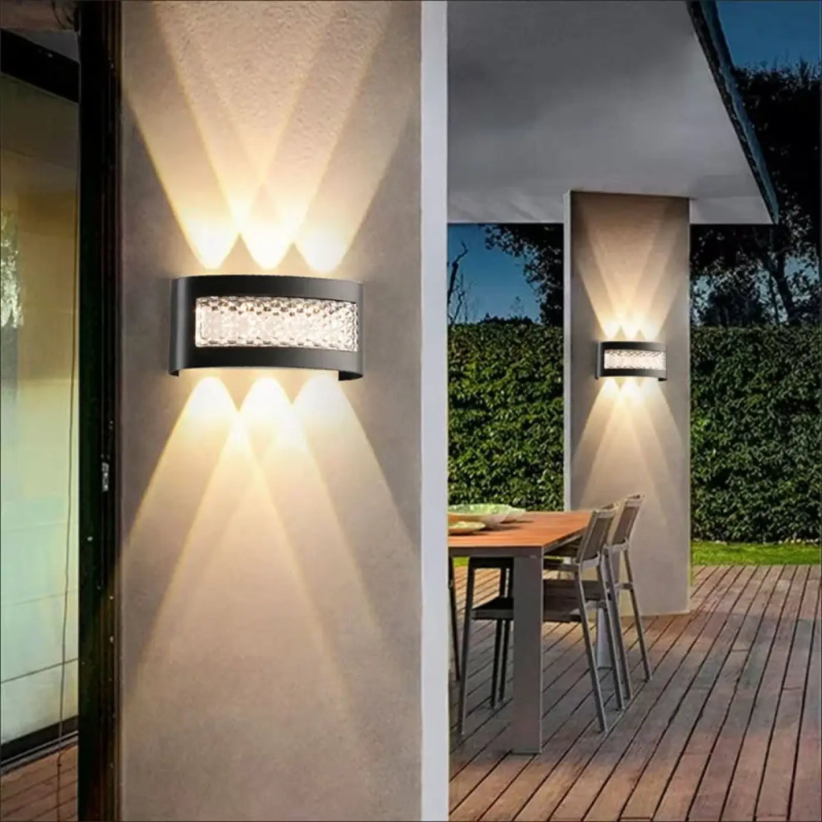 Applique Murale LED Cristal Noire SUTYRITE