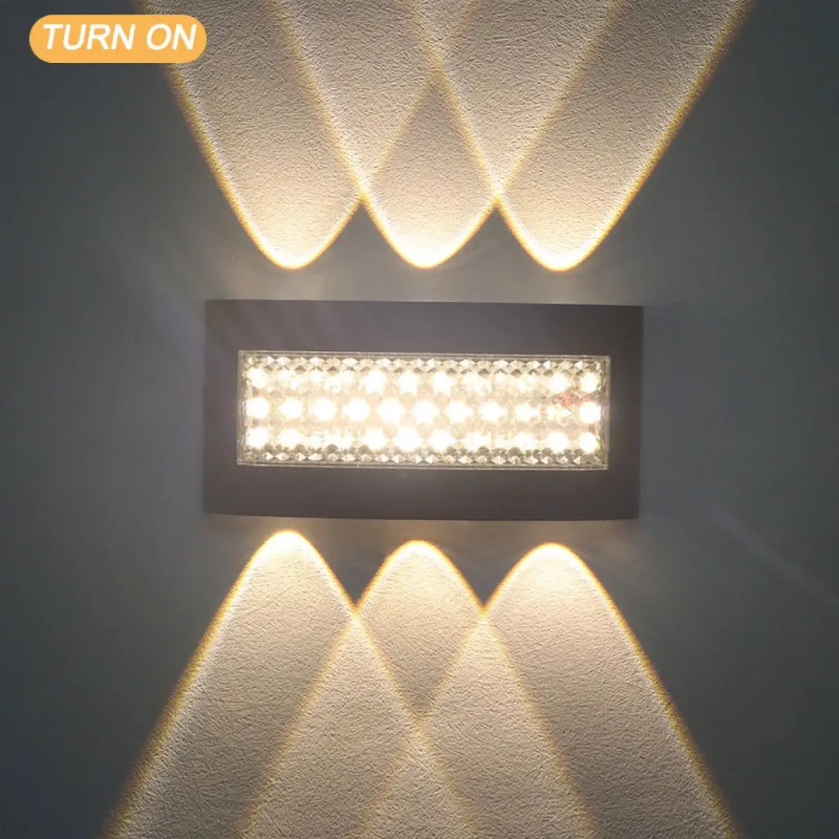 Applique Murale LED Cristal Noire SUTYRITE