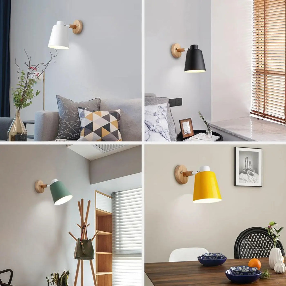 Applique Murale PETY : Design Scandinave & Bois