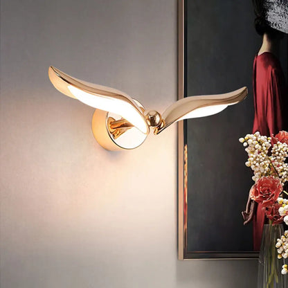 Applique Murale Oiseau Doré SIDO Art Déco