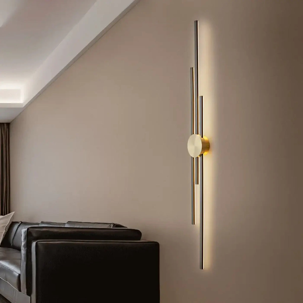 Applique Murale LED LING Doré ou Noir