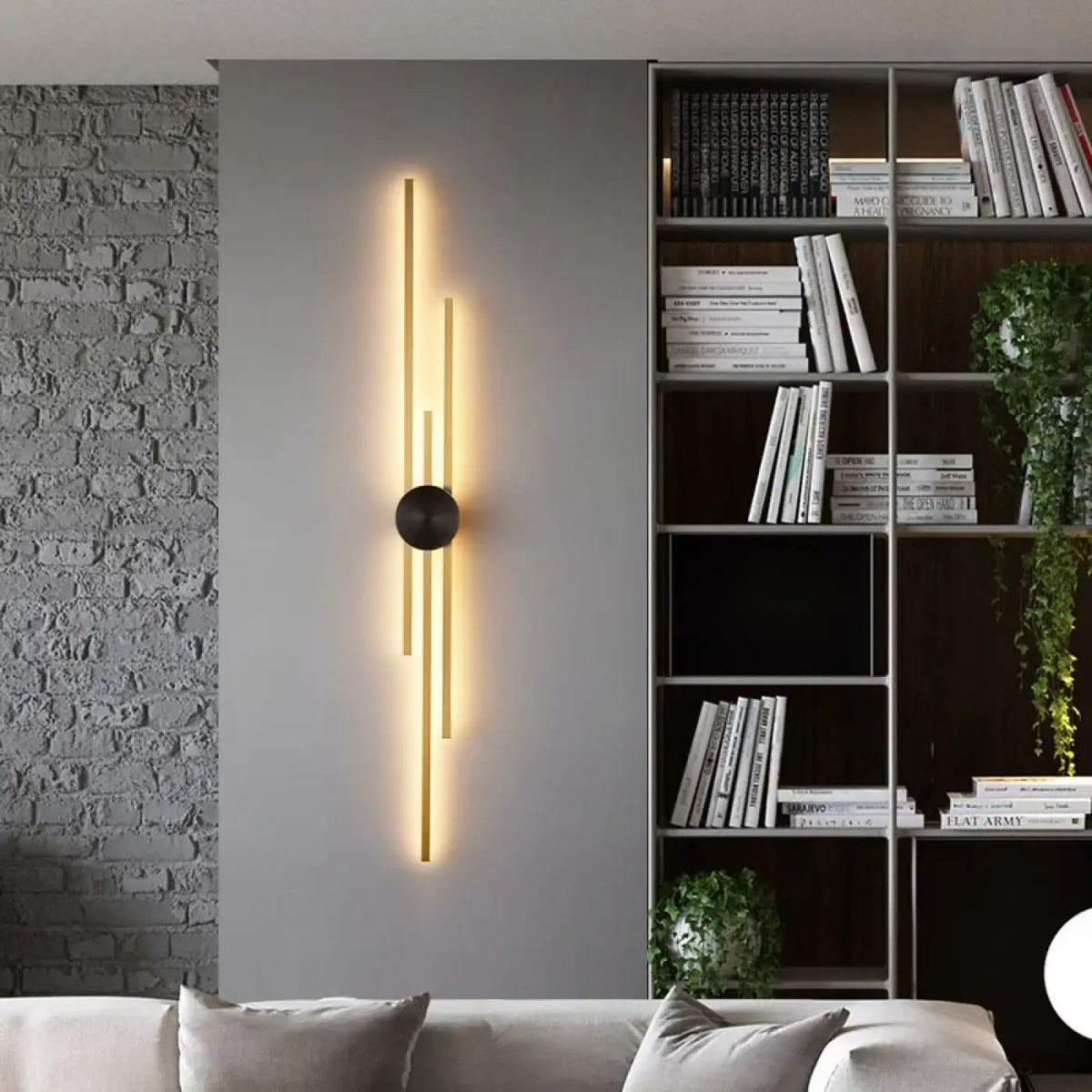 Applique Murale LED LING Doré ou Noir