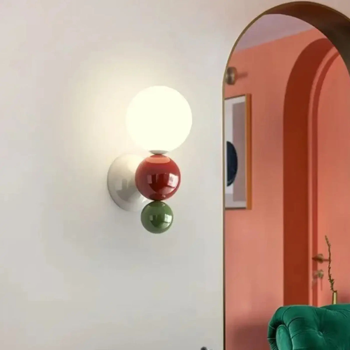 Applique Murale PERLOTE Blanc LED Design Moderne