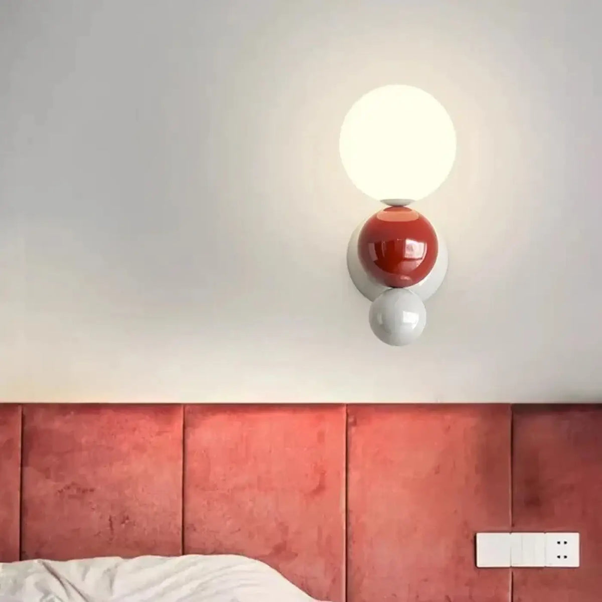 Applique Murale PERLOTE Blanc LED Design Moderne
