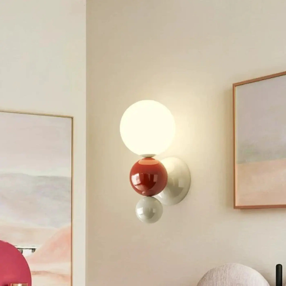 Applique Murale PERLOTE Blanc LED Design Moderne