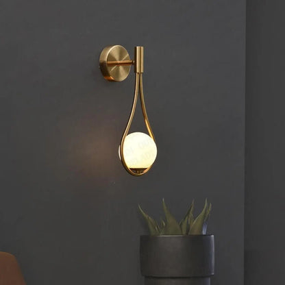 Applique Murale ESTER Goutte d'Eau LED Design Aluminium