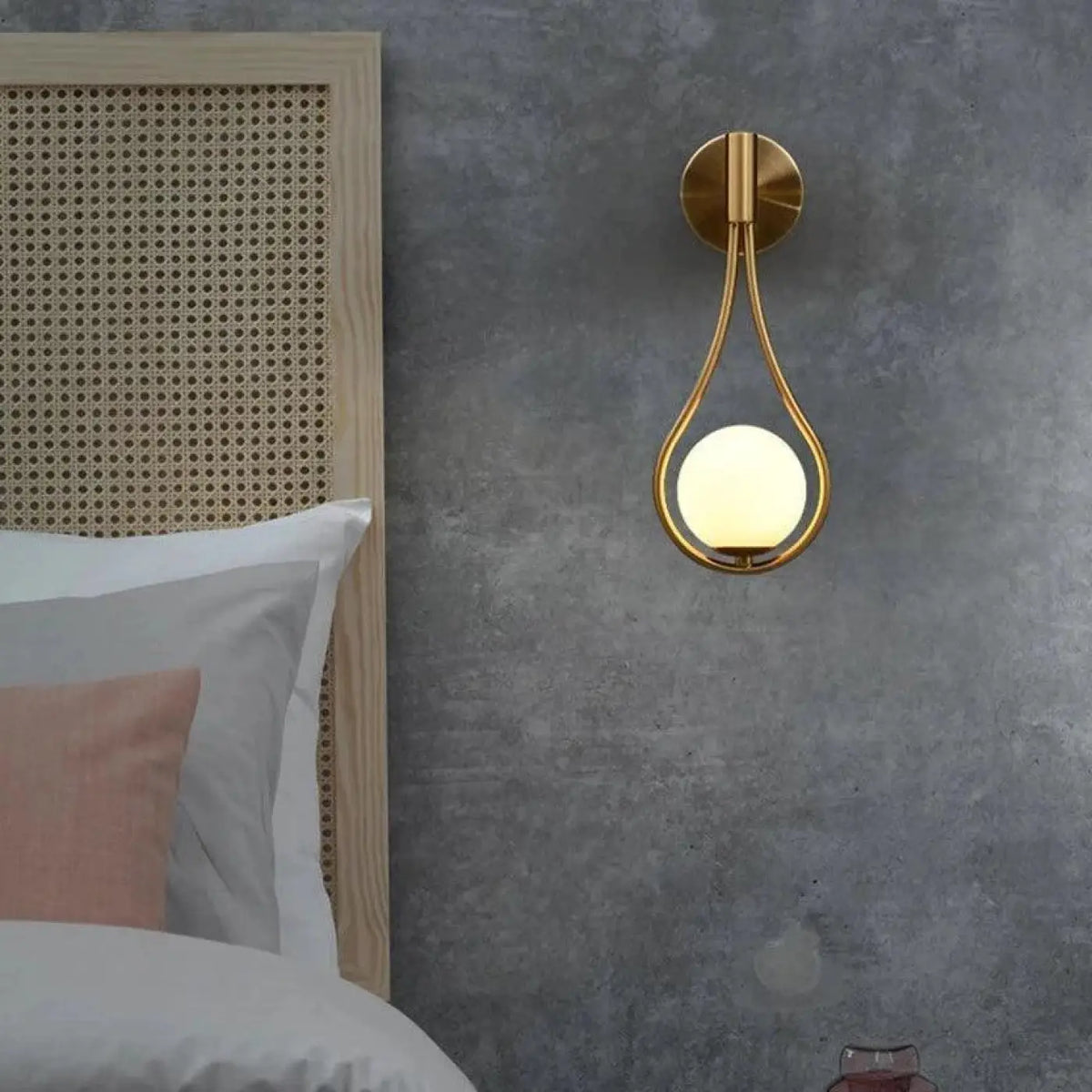 Applique Murale ESTER Goutte d'Eau LED Design Aluminium