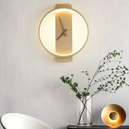 Applique Murale Horloge Design Lumineuse