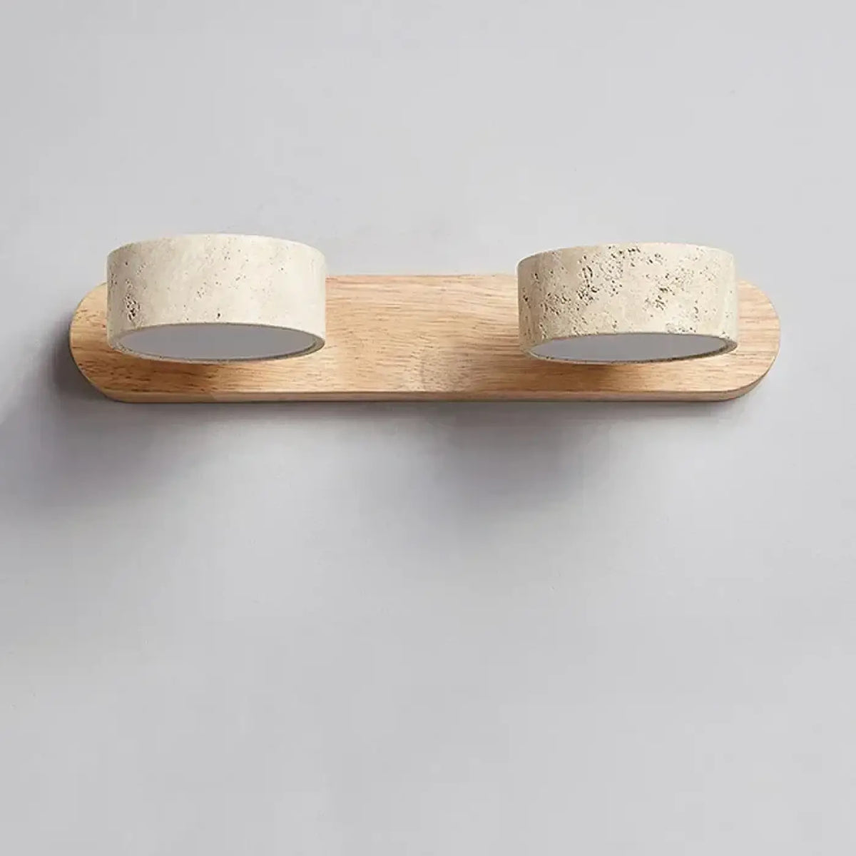 Applique Murale JAPS Bois & Pierre Naturelle