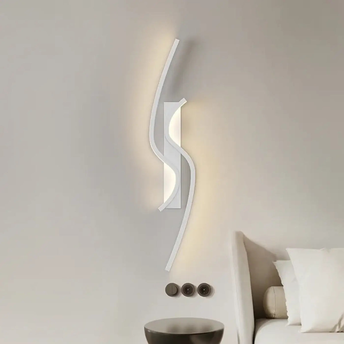 Applique Murale LED BEVA Design Vague Moderne
