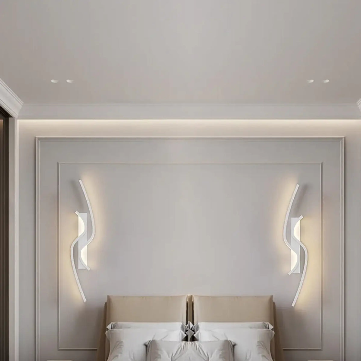 Applique Murale LED BEVA Design Vague Moderne