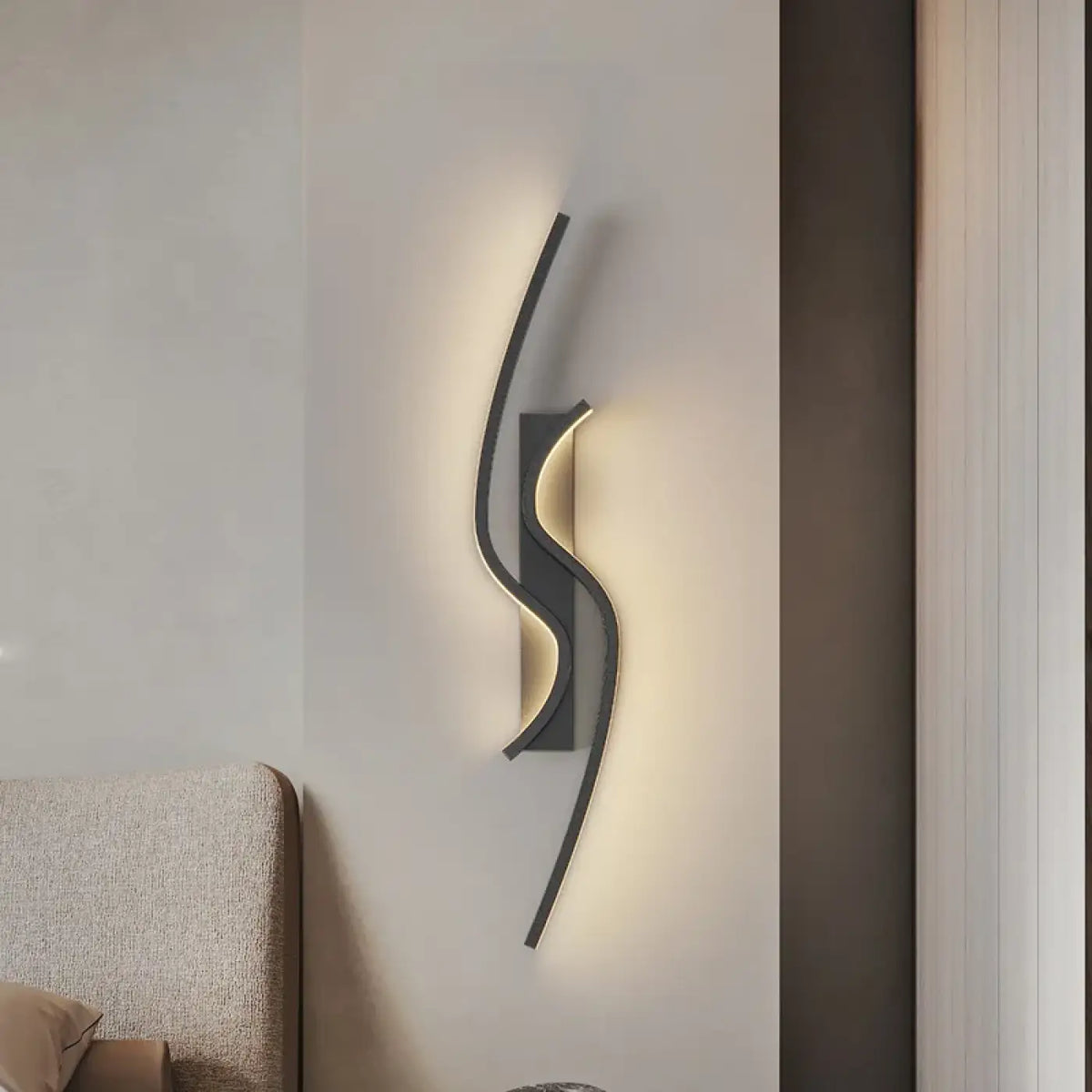 Applique Murale LED BEVA Design Vague Moderne