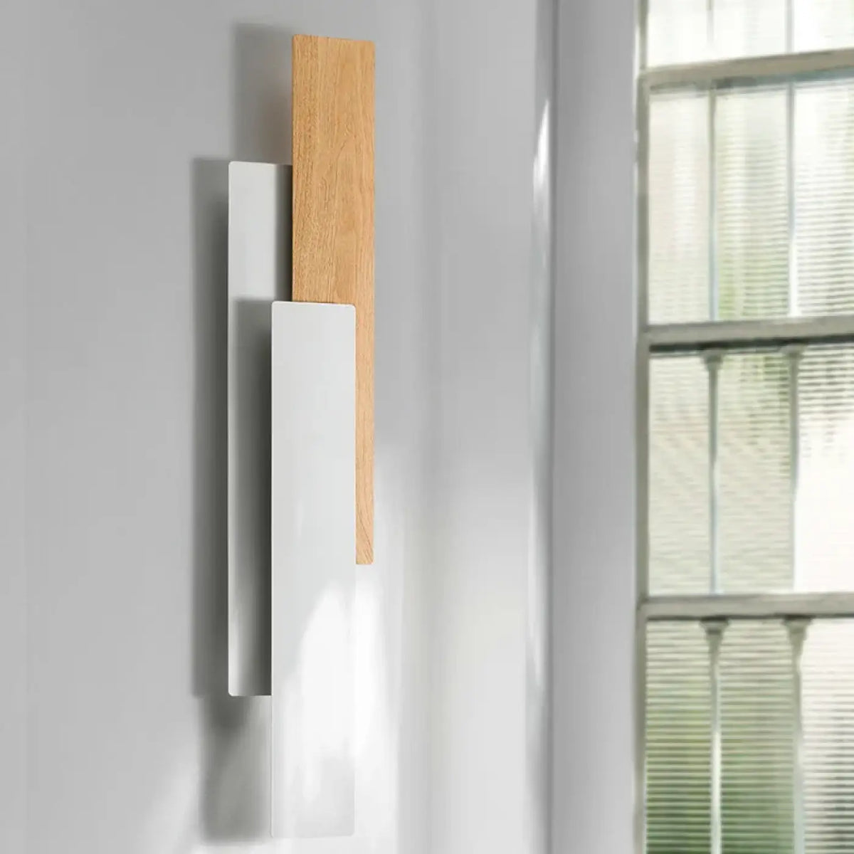 Applique Murale Bois & Métal DURINET Minimaliste LED