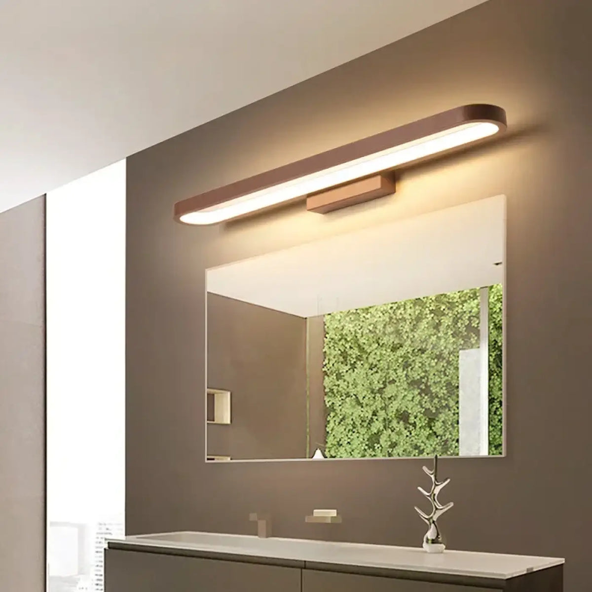 Applique Murale ARRON Marron Chocolat LED