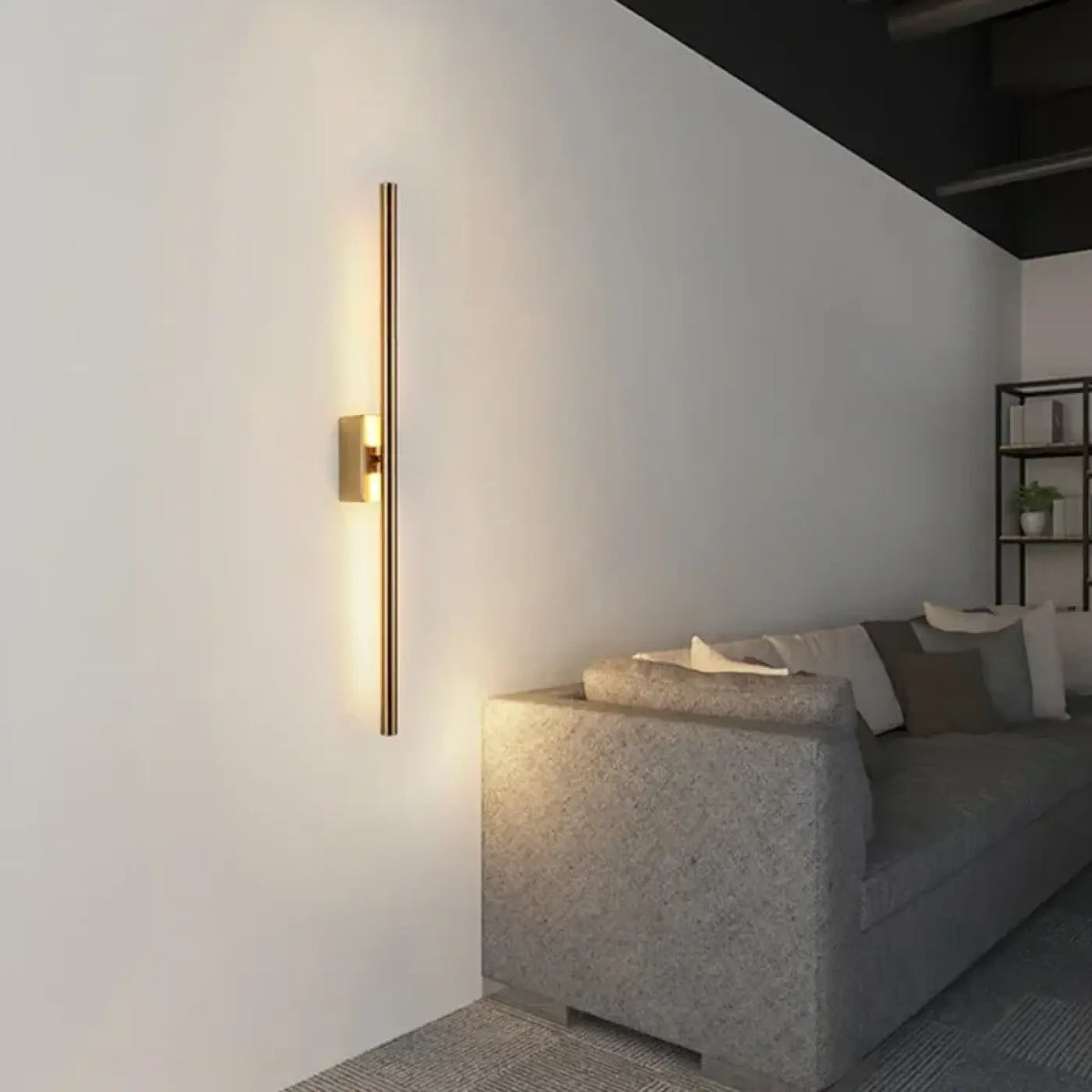 Applique Murale LED MUDE Doré/Noir Design Métal