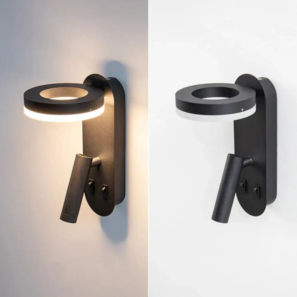 Applique Murale LED RAMUL : Design Moderne avec Liseuse Intégrée