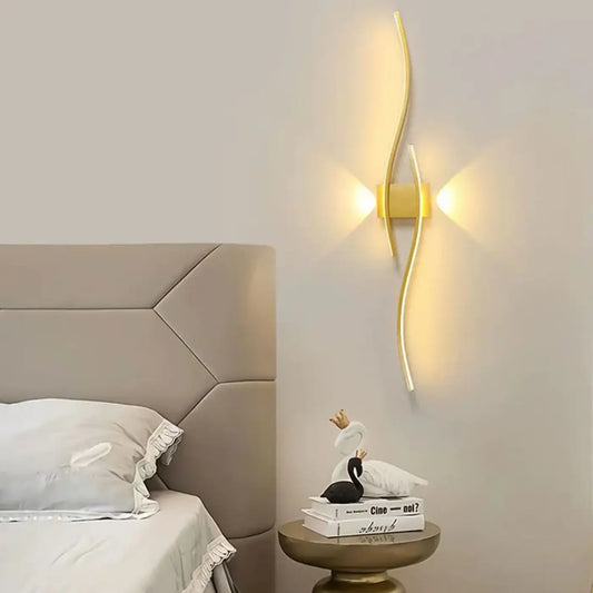 Applique Murale LED Dorée RAHOLY Design Moderne