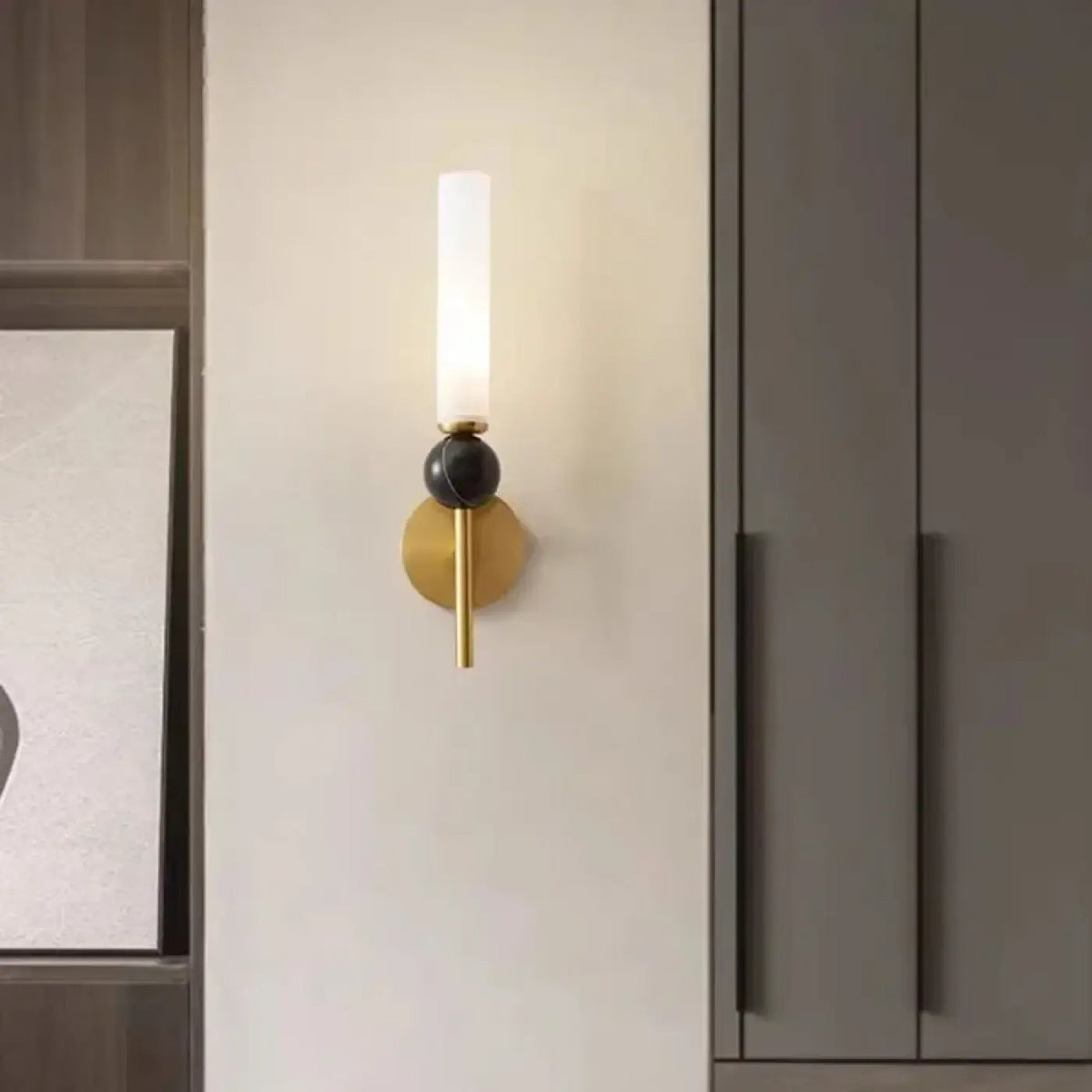 Applique Murale CHAND Doré ou Noir LED G9