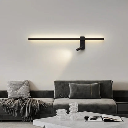 Applique Murale LED MINILE Métal Noir Minimaliste