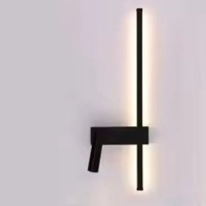 Applique Murale LED MINILE Métal Noir Minimaliste