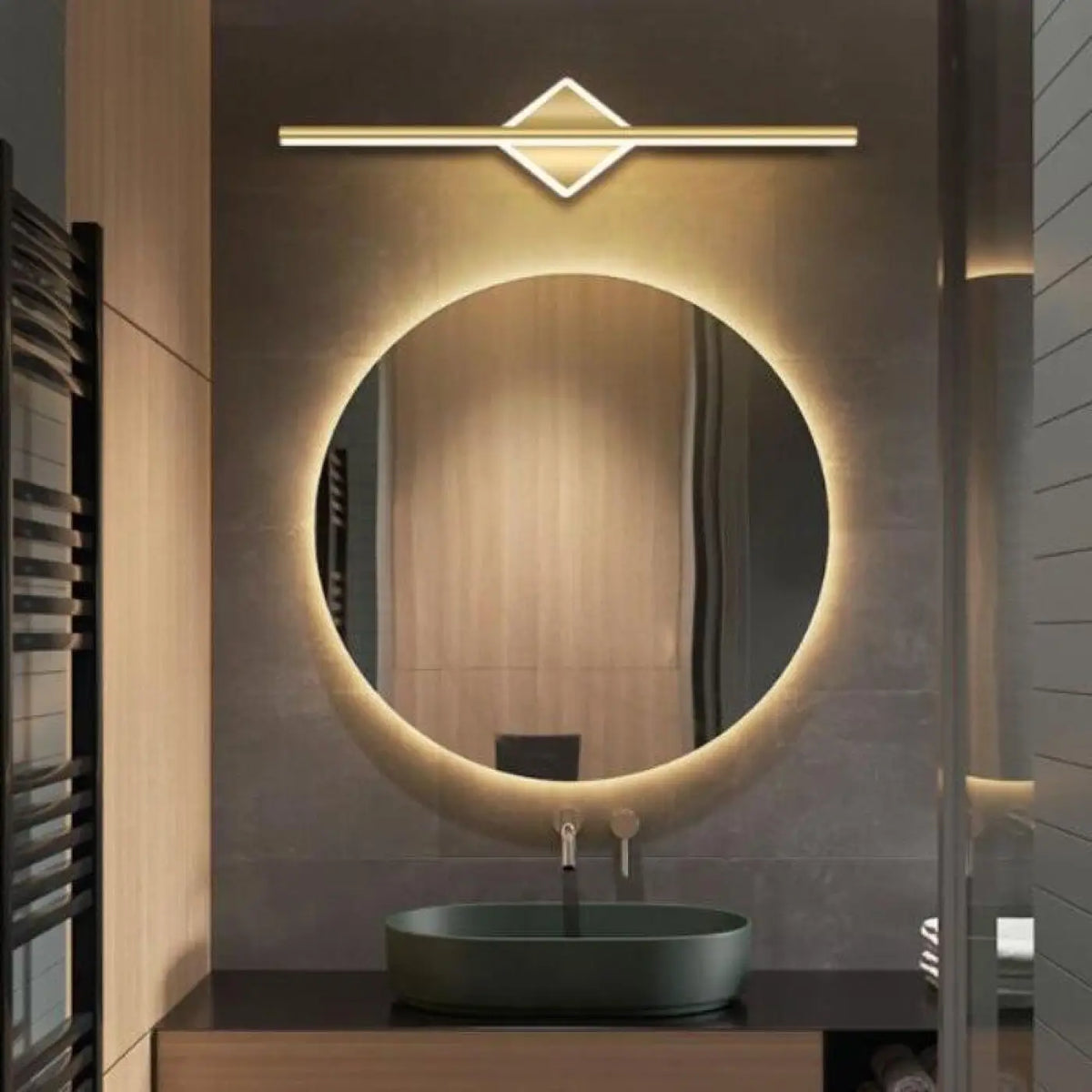 Applique Murale LED CARU Design Or/Noir