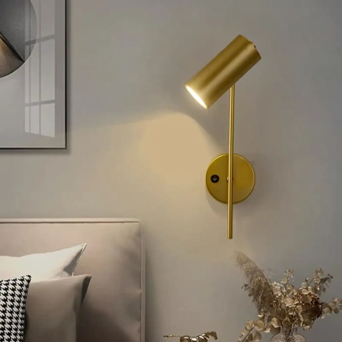 Applique Murale LED Pivotante PITON Laiton