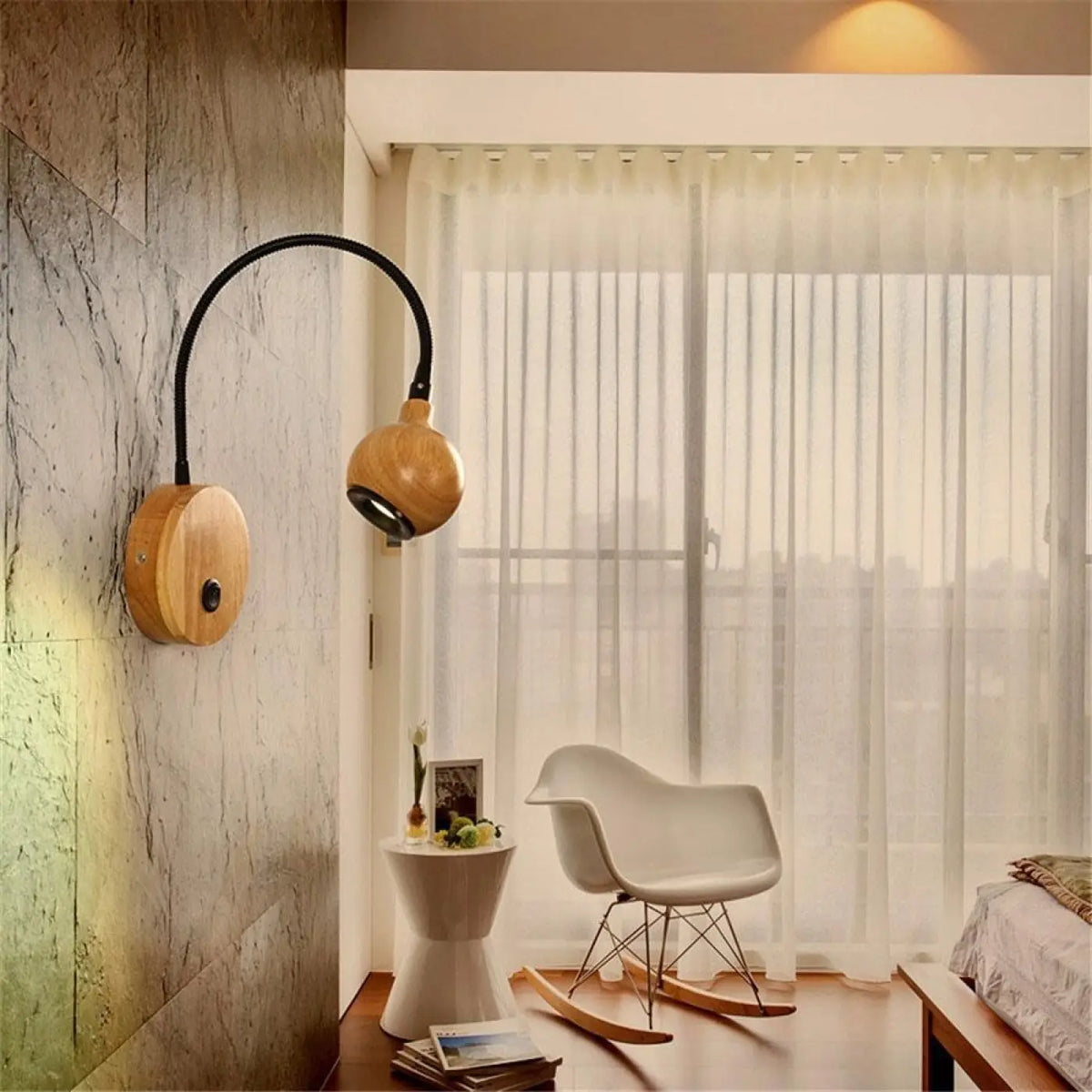 Applique Murale LED Double Éclairage Liseuse Orientable