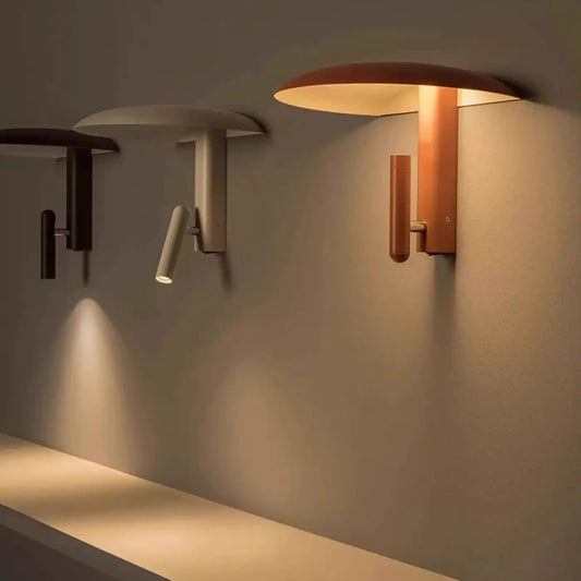 Applique Murale COLORI : Design Courbé & Liseuse Orientable