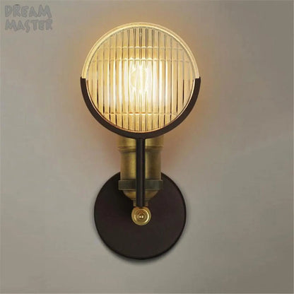 Applique Murale LOFT Noir Mat Style Industriel Vintage LED
