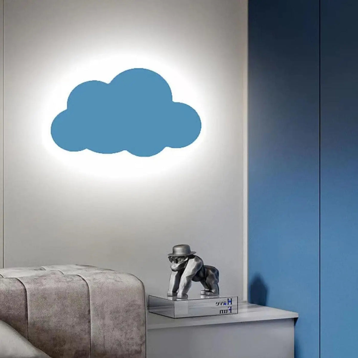 Applique Murale Bébé Nuage LED Douce