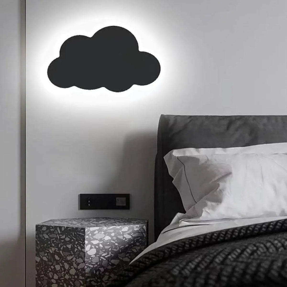 Applique Murale Bébé Nuage LED Douce