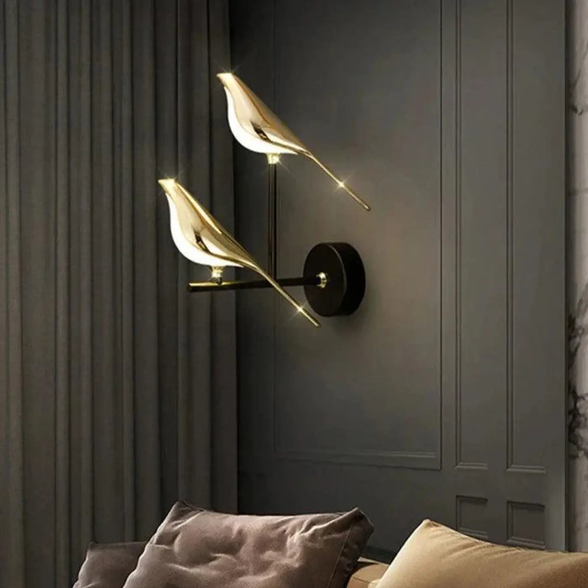 Applique Murale Oiseaux : Design Naturel & Ambiance Douce