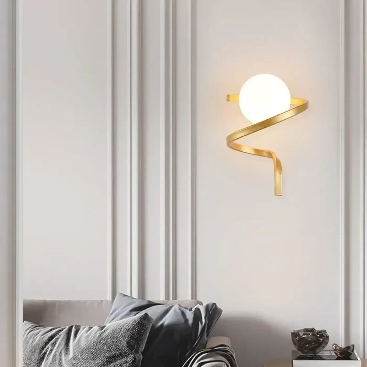 Applique Murale FIEST Design Moderne Métal Verre