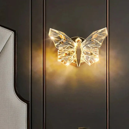 Applique Murale Papillon Cristal Design