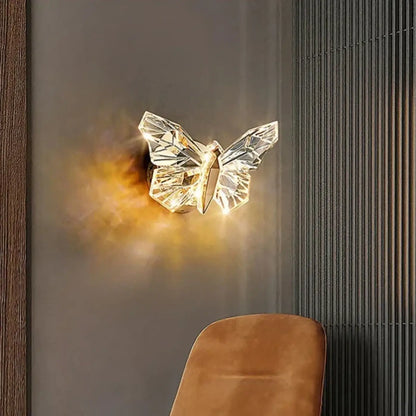 Applique Murale Papillon Cristal Design